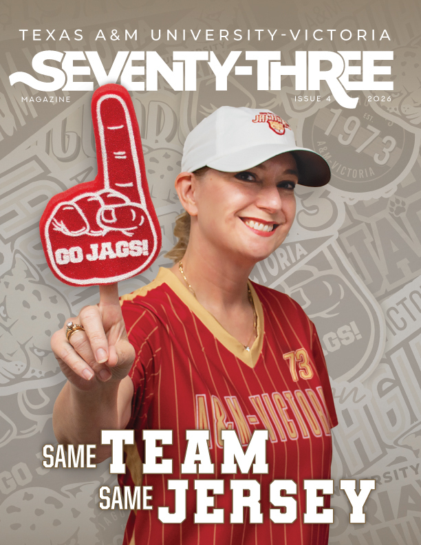 Texas A&M University-Victoria Seventy-Three: Same Team, Same Jersey