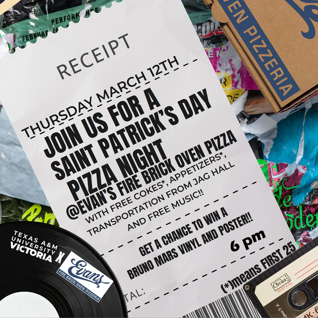 St. Patrick’s Day Pizza Night pop-up event