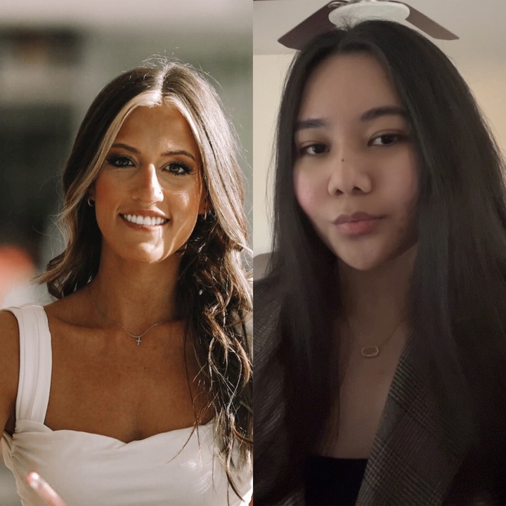 Christsia Woodward and Franchesca Quezon