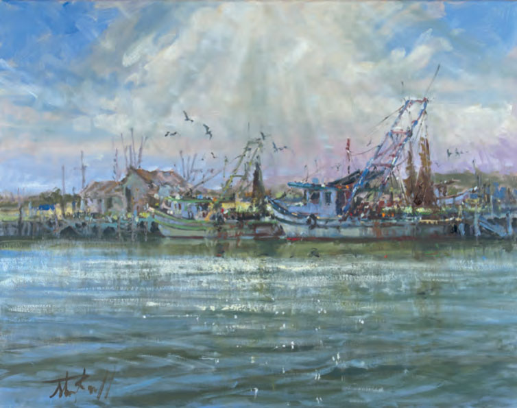 Mid Coast Shrimpers, 2023 by Steve Russell
