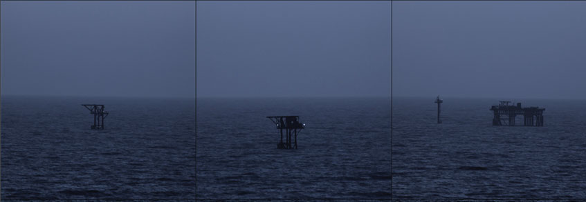 Sea Stacks – Nautical Twilight, 2022 by E. Dan Klepper